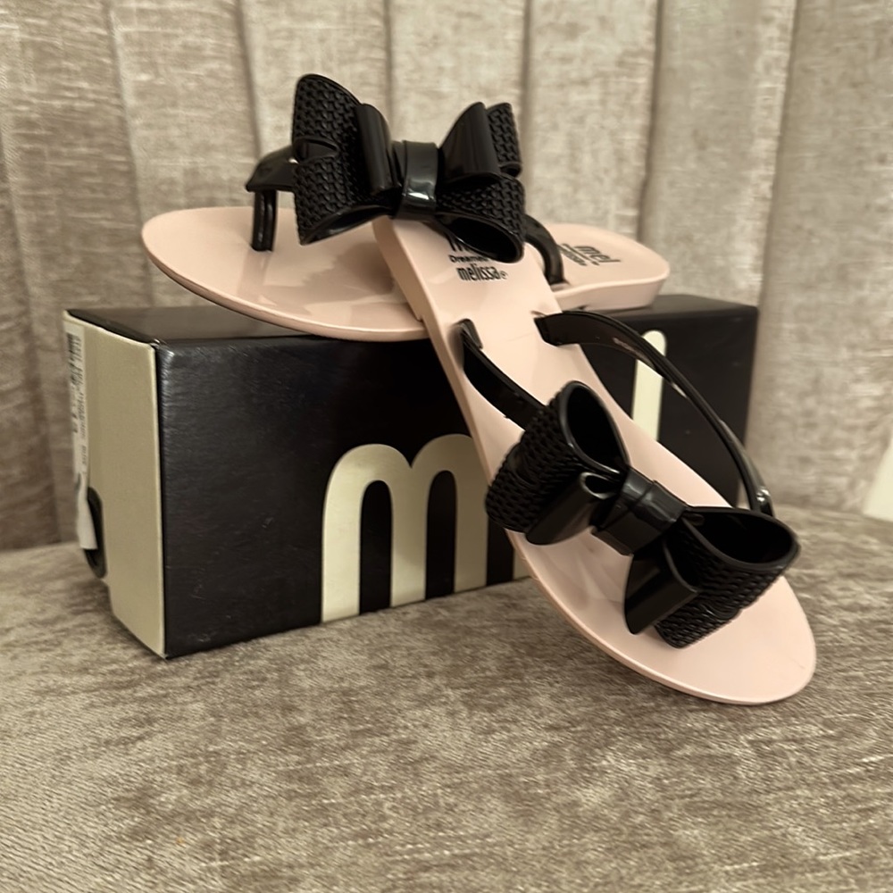 BRAND NEW - Melissa Harmonic Bow Girls Flip Flop